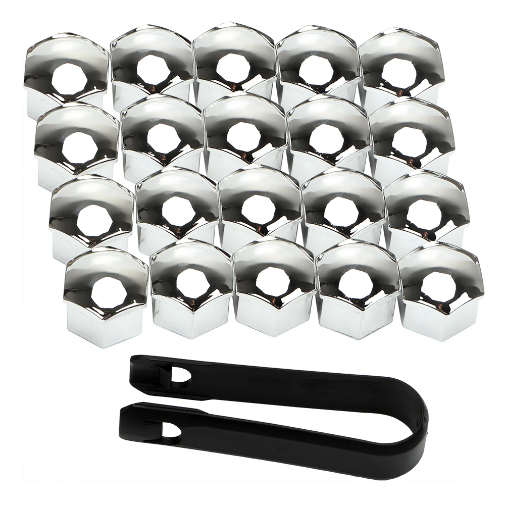 

20Pcs Car Wheel Nut Caps Auto Hub Screw Cover Exterior 17mm Bolt Rims Decoration Special Socket Protection Dust Proof