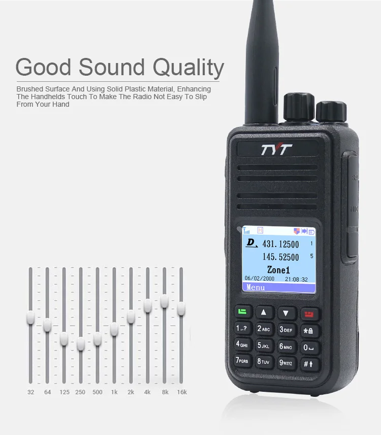 Двойное радио DMR совместимое с Motorola Tier1/2 двухдиапазонное UHF VHF 5W TYT цифровая рация