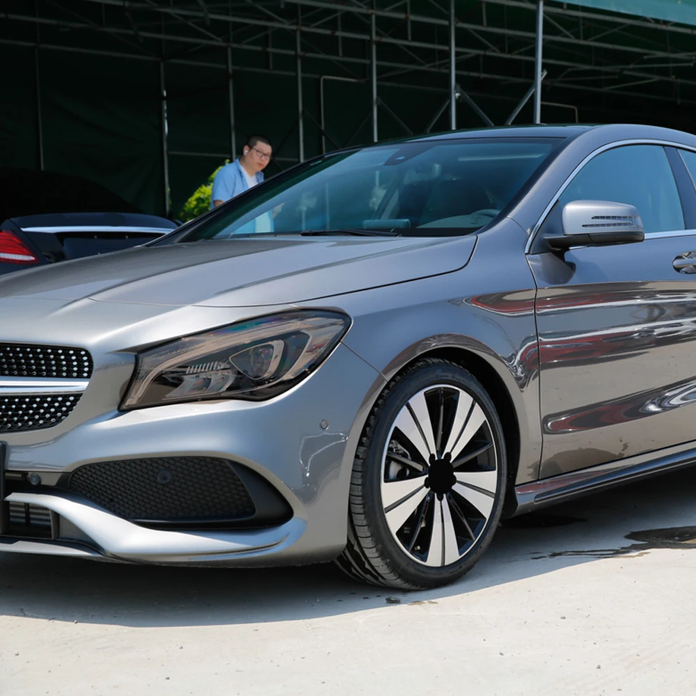 

For Mercedes-Benz CLA C117 C118 2013-2021 Car Headlight Tint Black Protective Film Transparent Vinyl Wrap Sticker Accessories