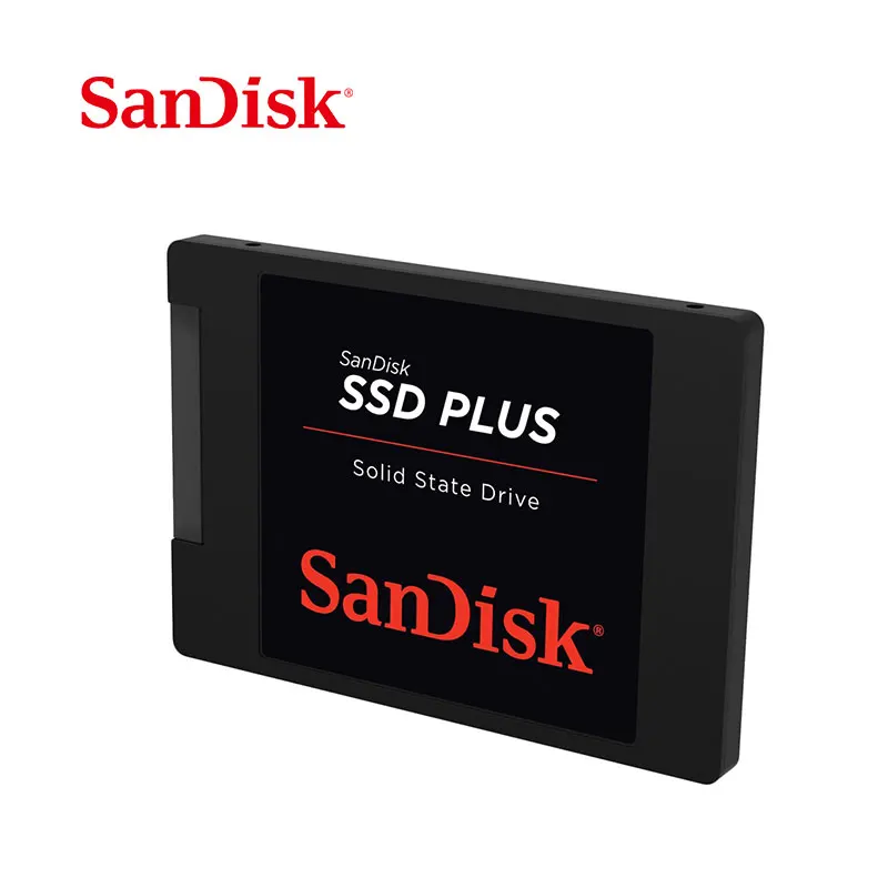 100% Оригинальный Sandisk SSD PLUS 120 ГБ 240 480 Внутренний твердотельный диск Жесткий SATA3 2 5
