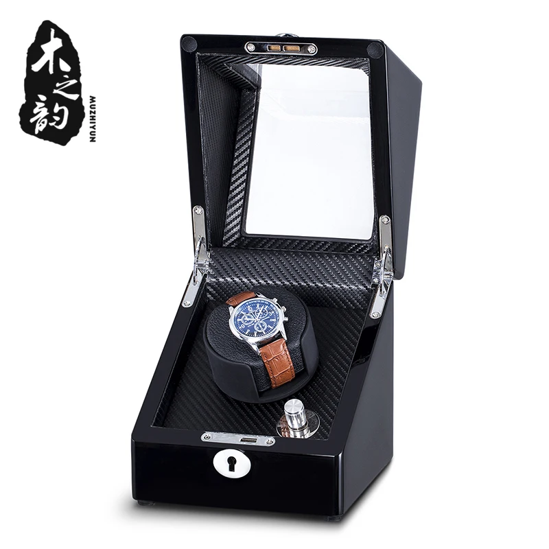 Автоматическая коробка для намотки часов с одним поворотом механический дисплей
