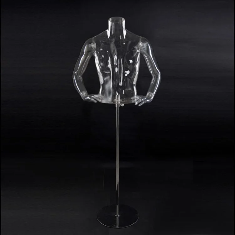 

PC transparent Female mannequins for dresses man full-Body Adult mannequin for clothes cosmetology window Display model
