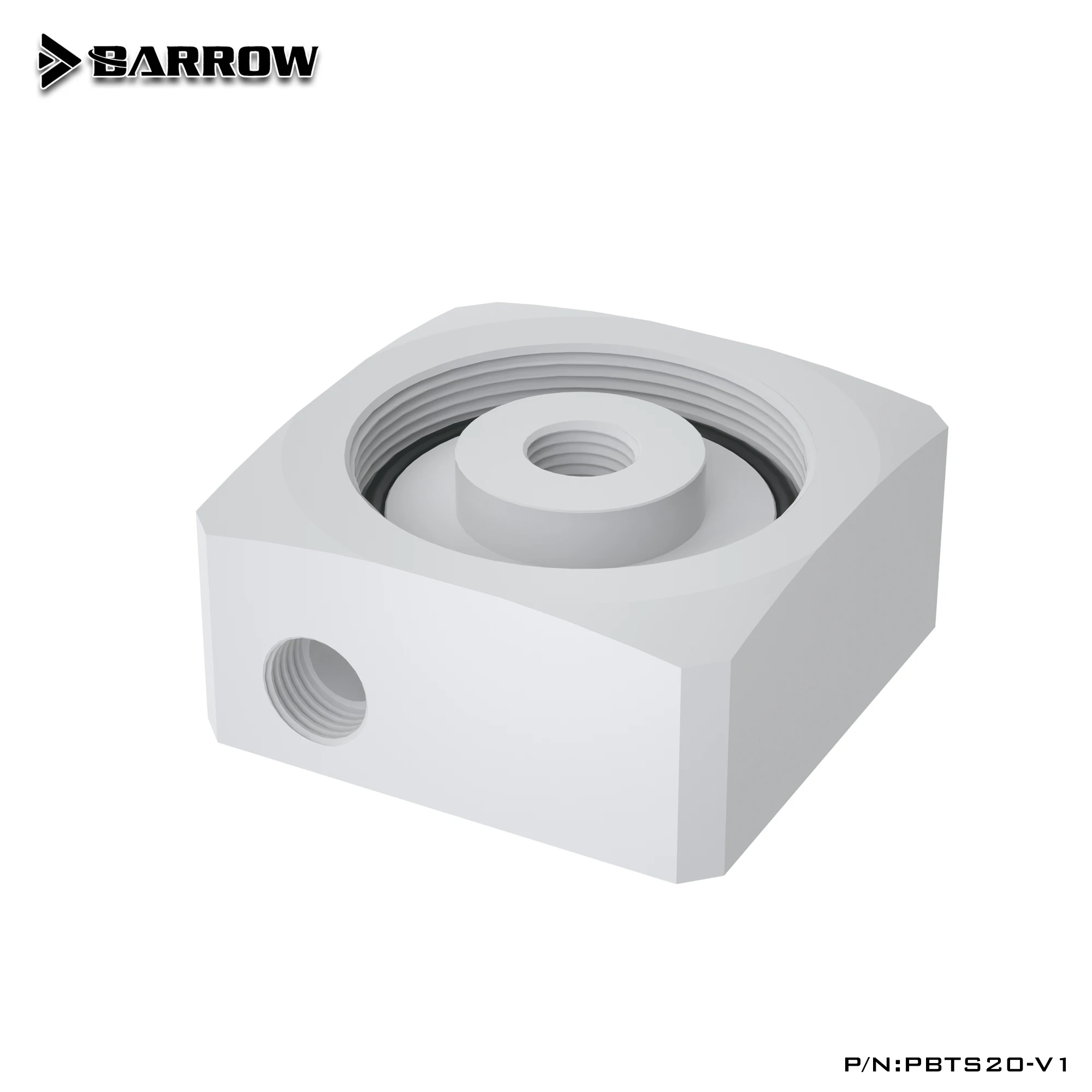 

Barrow water cooler PC G1/4 water cooling DDC pump cover top expandable black/white PBTS20-V1 computer accessories