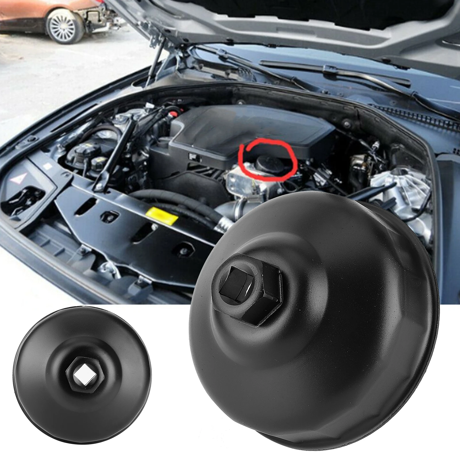 

Гаечный ключ для масляного фильтра, инструмент для снятия крышки, 86 мм, 16 канавков, подходит для BMW 128I/135i/135is/228i/320i, инструменты для ремонта авт...