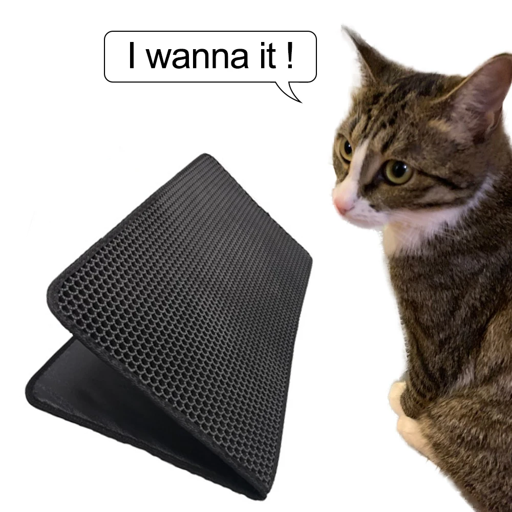 Коврик для кошачьего туалета в шкафчик двойной слой EVA складной