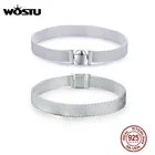 Женский браслет WOSTU, браслеты из стерлингового серебра 925 пробы в столичном стиле, модные украшения CQX001