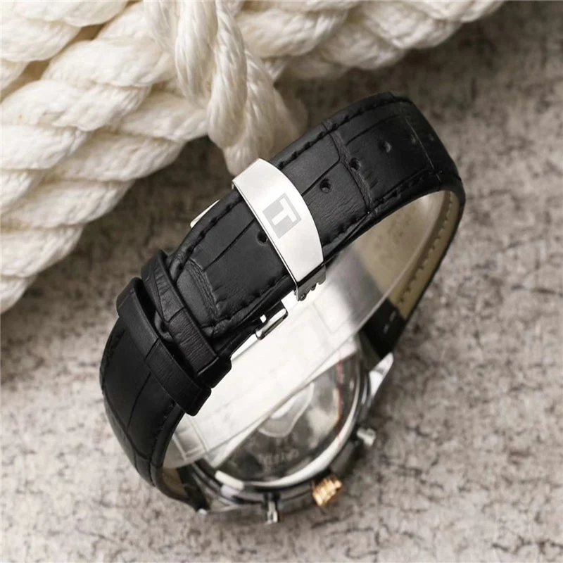 

Tissot- Luxury Brand quartz women Watches Quartz Watch Stainless Steel Strap wristwatch classic business dress men watch 4457