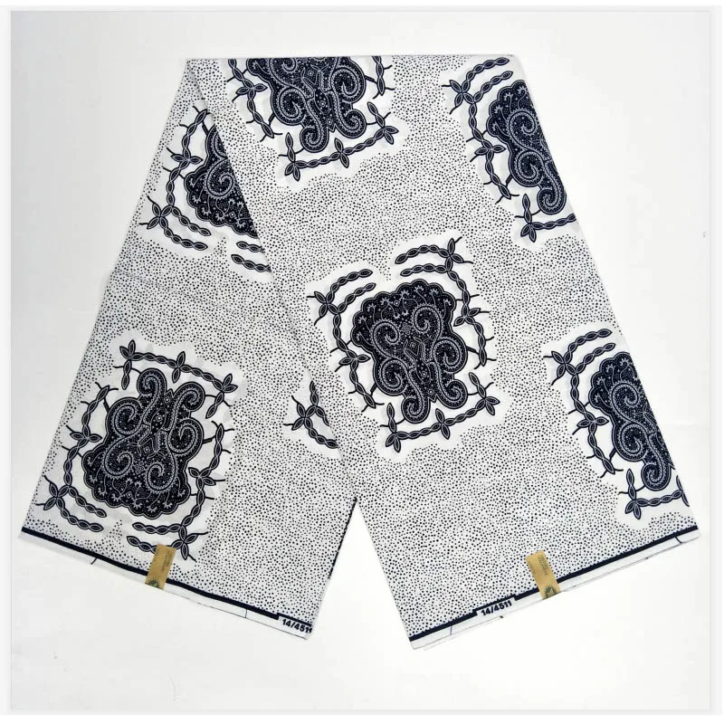 

2019 pagne High quality batik wax african prints in fabric tissue nigerian block 100% cotton 6yards woman dress cloth V-L 739