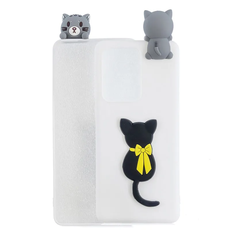 Милый 3D чехол из ТПУ с пандой единорогом кошкой и щенком для Huawei P30 P40 Pro P10 P20 Lite P8 P9