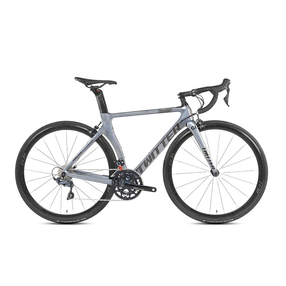 

TWITTER competition carbon fiber road bike Thunder-C brake RS-22Speed aluminum alloy wheels ultra-light 700c off-road version