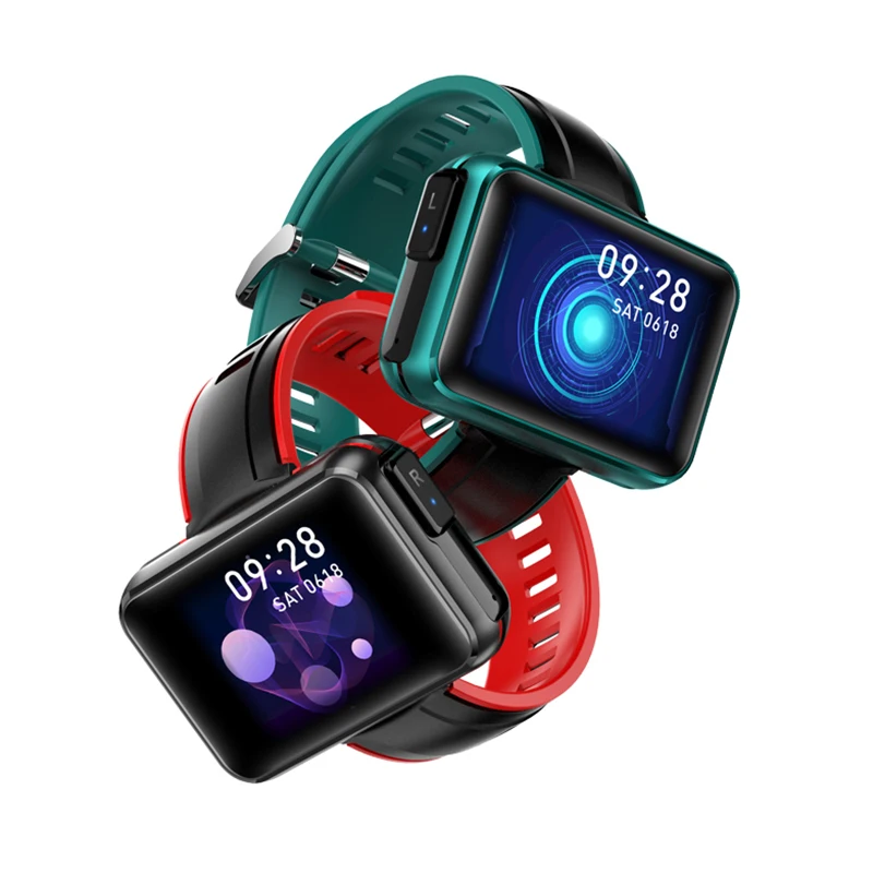 

T91 2 in 1 Headset Smart Watch Men Blood Pressure Fitness Clock Multi-Sport Mode Health Smartwatch Bluetooth Call Watchphone