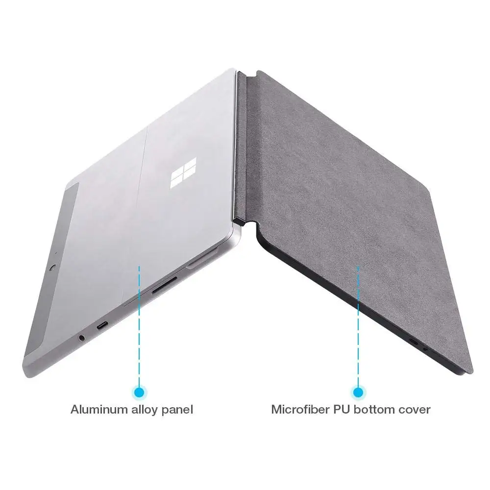 Для Microsoft Surface Go 10 дюймовая клавиатура Bluetooth беспроводная алюминиевая сплав США