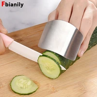 stainless steel finger guard finger hand cut hand protector knife cut finger protection tool kitchen cooking knives accessories