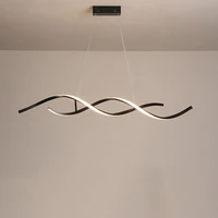 blackwhite hanging led chandelier for dining room kitchen room home decor ac110 220v modern chandeliers hanging light fixture