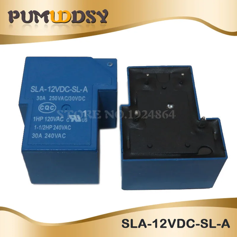 2 шт./лот реле питания SLA 05VDC SL A 09VDC 12VDC 5В 9В 12В 24В 30А 4PIN T90|Интегральные схемы| |