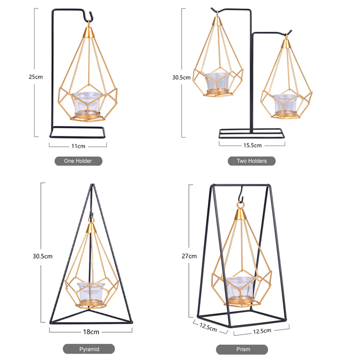 

Iron Candle Holder Candlesticks for Candles Lantern Wedding Centerpieces Home Decoration Christmas Dining Tabletop Ornaments