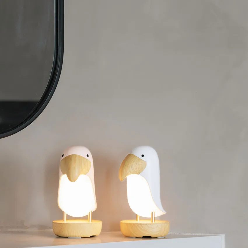 СВЕТОДИОДНЫЙ ночник в виде птицы Toucan современная настольная лампа скандинавском
