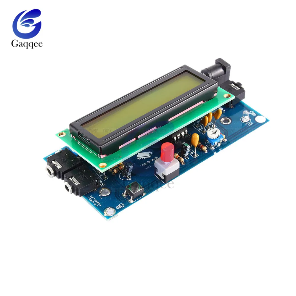 

Ham Radio Code Reader Module Mini LCD Display Durable Replacement CW Decoder Accessory DC7-12V/500mA Essential Morse Translator