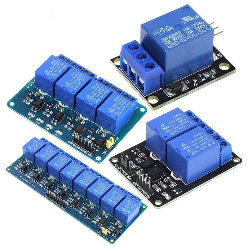 

1 2 4 8 Channel DC 5V Relay Module with Optocoupler Low Level Trigger Expansion Board For Arduino for Raspberry Pi For Orange Pi
