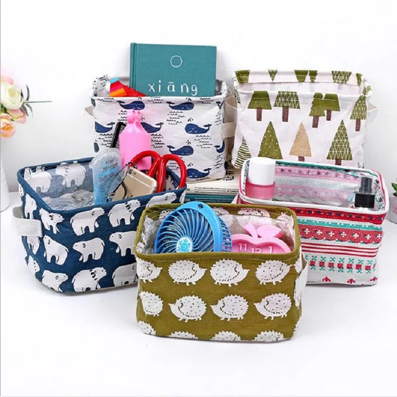 1 шт. водонепроницаемый Органайзер из хлопка и льна|Коробки ящики для хранения| |