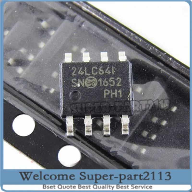 

Brand new! 20pcs 24LC64 24LC64I PIC24LC64-I/SN SOP8 IC In stock