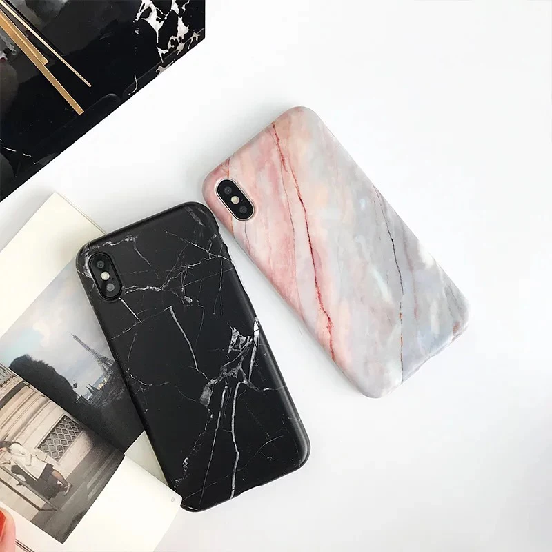 Роскошные гелевые Чехлы Imd с мраморным камнем для iPhone 12 Mini 7 11 Pro 6s 6 8 Plus X 10 XR XS Max SE 2020