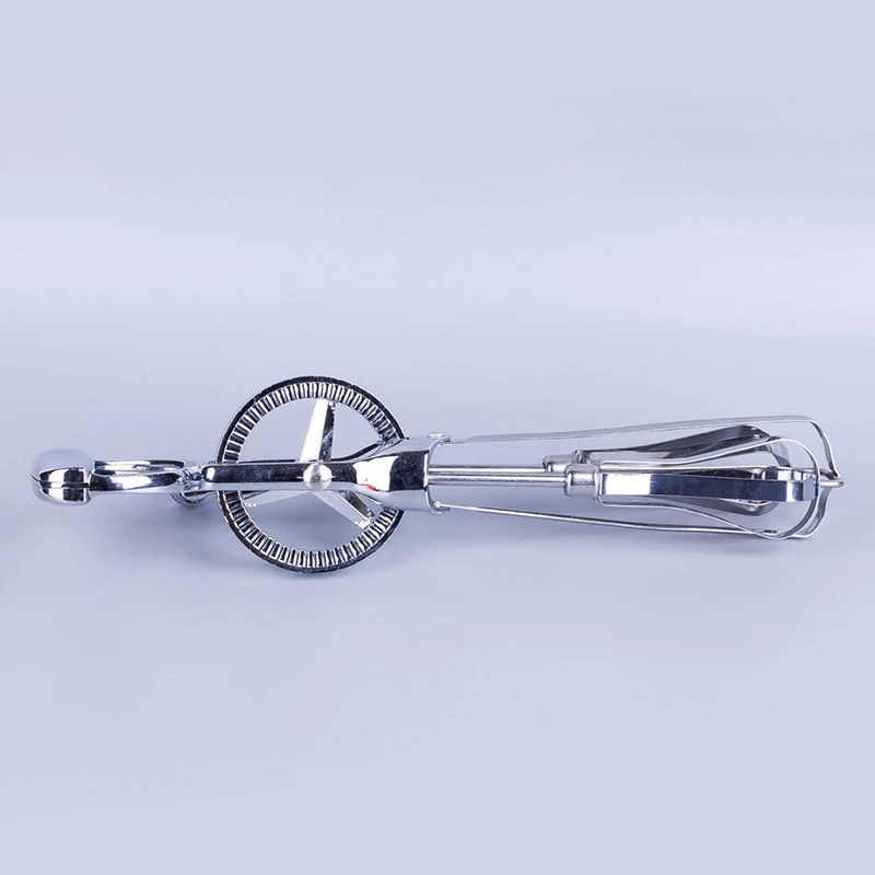 

Newly Stainless Steel Manual Egg Beater with Rotary Handle Egg Appliance Kitchen Supplies VA88