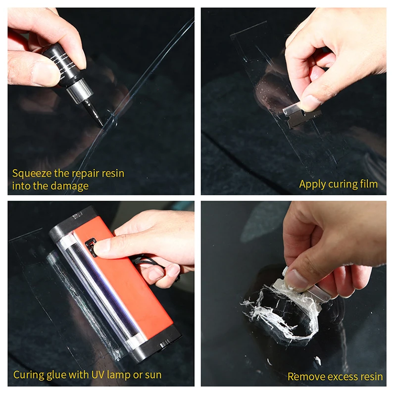 Набор для Ремонта Лобового Стекла набор ремонта трещины стекла | Автомобили и