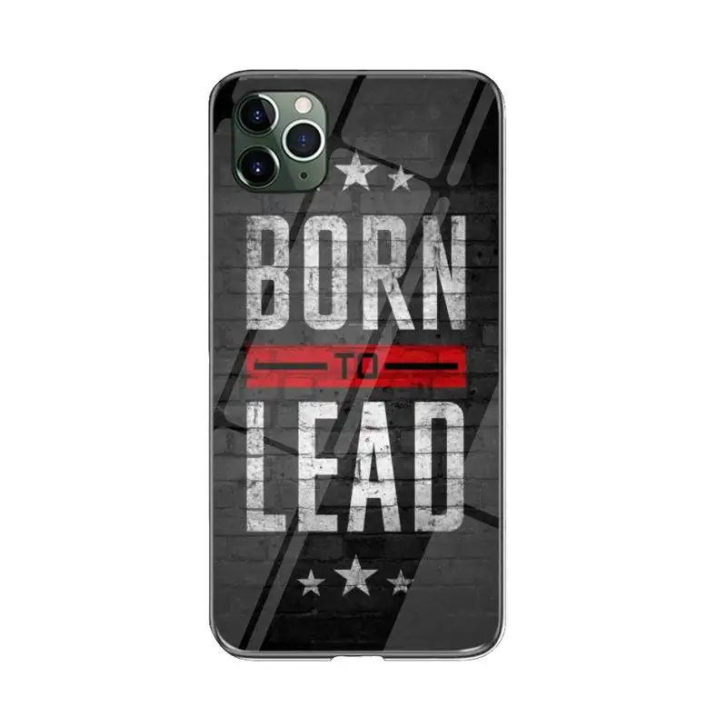 

FHNBLJ Born to Lead Phone Case For iPhone 12 mini 12 PRO Max 11 pro XS MAX 8 7 6 6S Plus X XR cover