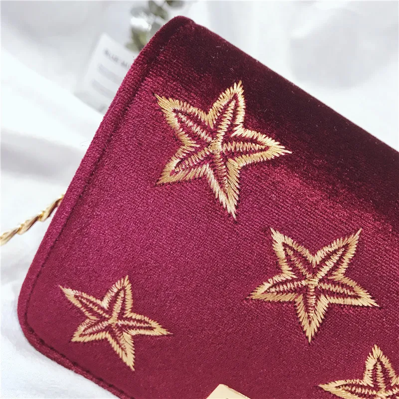 Fashion Women Handbags High Quality Velvet Bag Ladies Party Wedding Purse Chain Mobile Phone Shoulder Crossbody Bags | Багаж и сумки