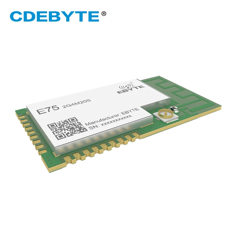 JN5168 Zigbee CDEBYTE E75 2G4M20S 2 4 ГГц 100 мВт беспроводной передатчик приемник SMD 20dBm PCB IPEX
