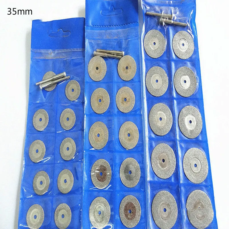 

10pcs / 35mm mini diamond saw blade, circular saw blade, grinding wheel rotating circular saw blade, for mini drill power tools
