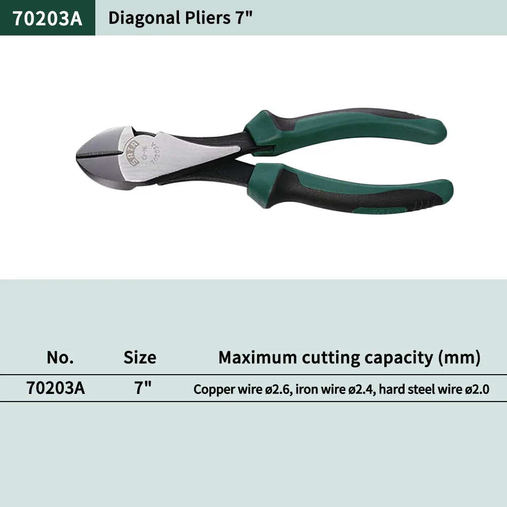 Диагональные плоскогубцы SATA 7 дюймов ручной инструмент кусачки для резки