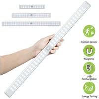 193040cm usb rechargeable motion sensor led closet lights for bedroom magnetic wall light for kitchen cabinet closet stairway
