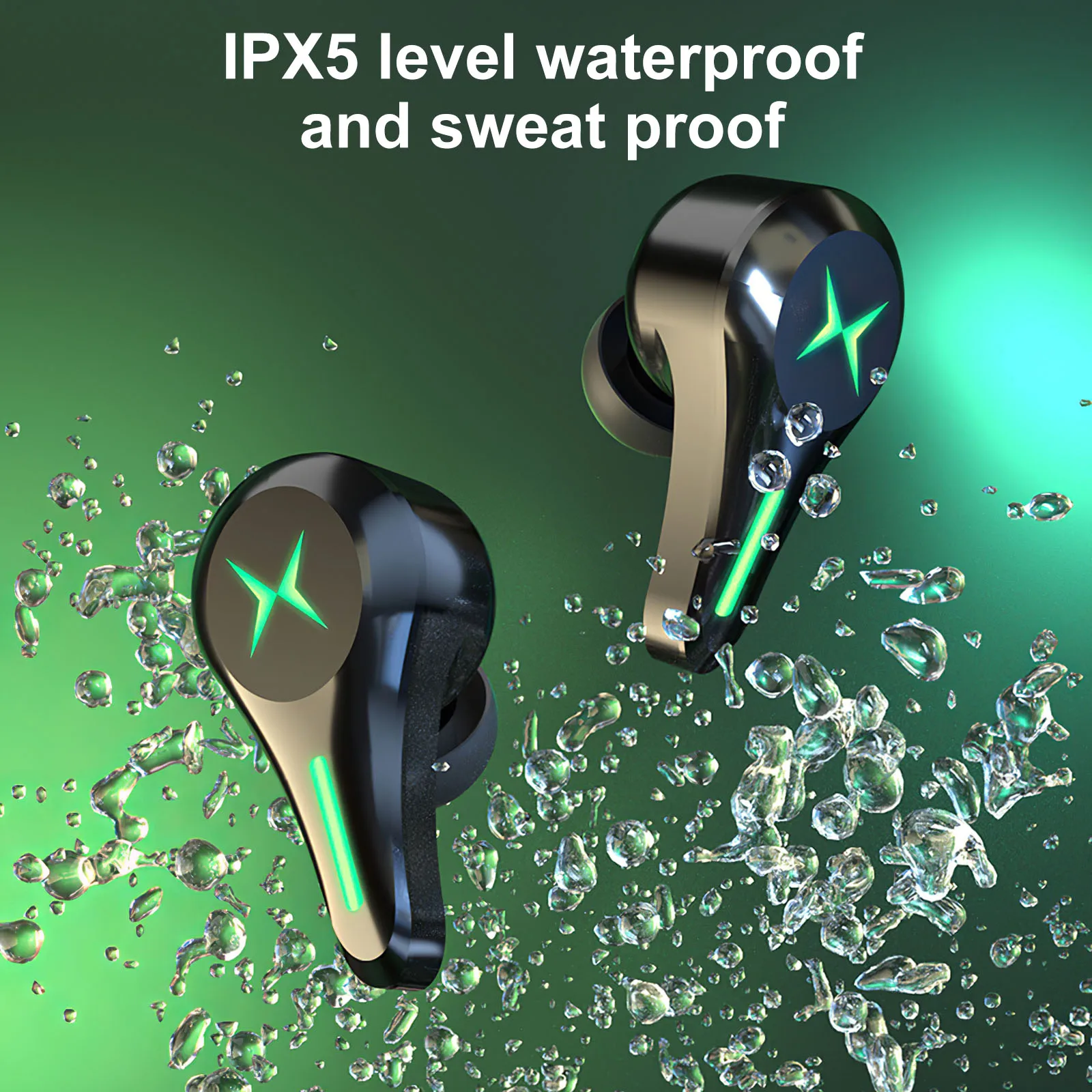 

Headset Bluetooth 5.1 65ms Low Latency HG-6 Gaming Wireless Earphone For With Charging Sports Bluetooth