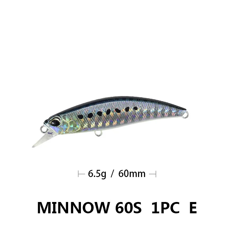 Лучшая цена 60 мм 6 5 г Шестерни светились приманки 2021 Minnow Кривошип фиксированный