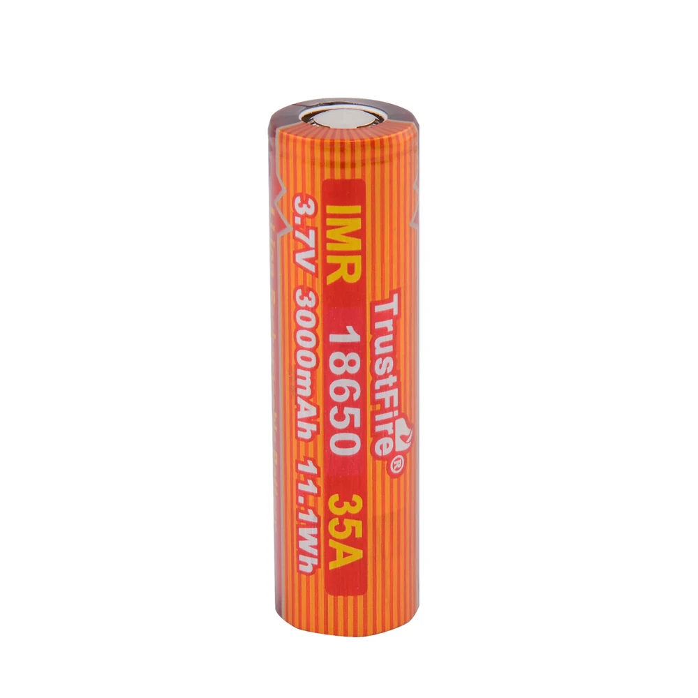 18 шт./лот TrustFire IMR 18650 3 7 V 3000mAh 35A 11.1Wh высокочастотный литий-ионный аккумулятор для