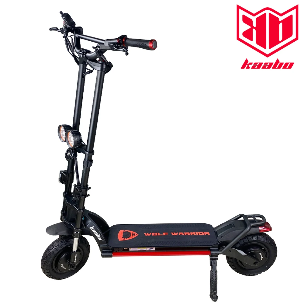 Оригинальный складной электрический скутер Kaabo Wolf Warrior X 10 дюймов 60 в 28 Ач