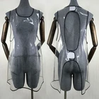 3 вида стилей прозрачный двусторонний Водонепроницаемый Фартук из ПВХ, Комбинезоны для грумера, Антистатическая рабочая одежда с карманами для зоомагазина G1103