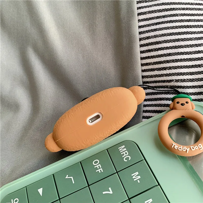 Чехол для наушников с 3D изображением Милого Животного пуделя Тедди собаки щенка