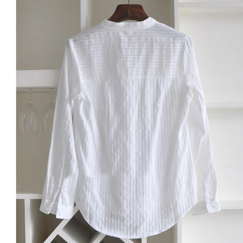 Весенняя блузка для женщин новинка 2021 модная Офисная Женская рубашка с длинным