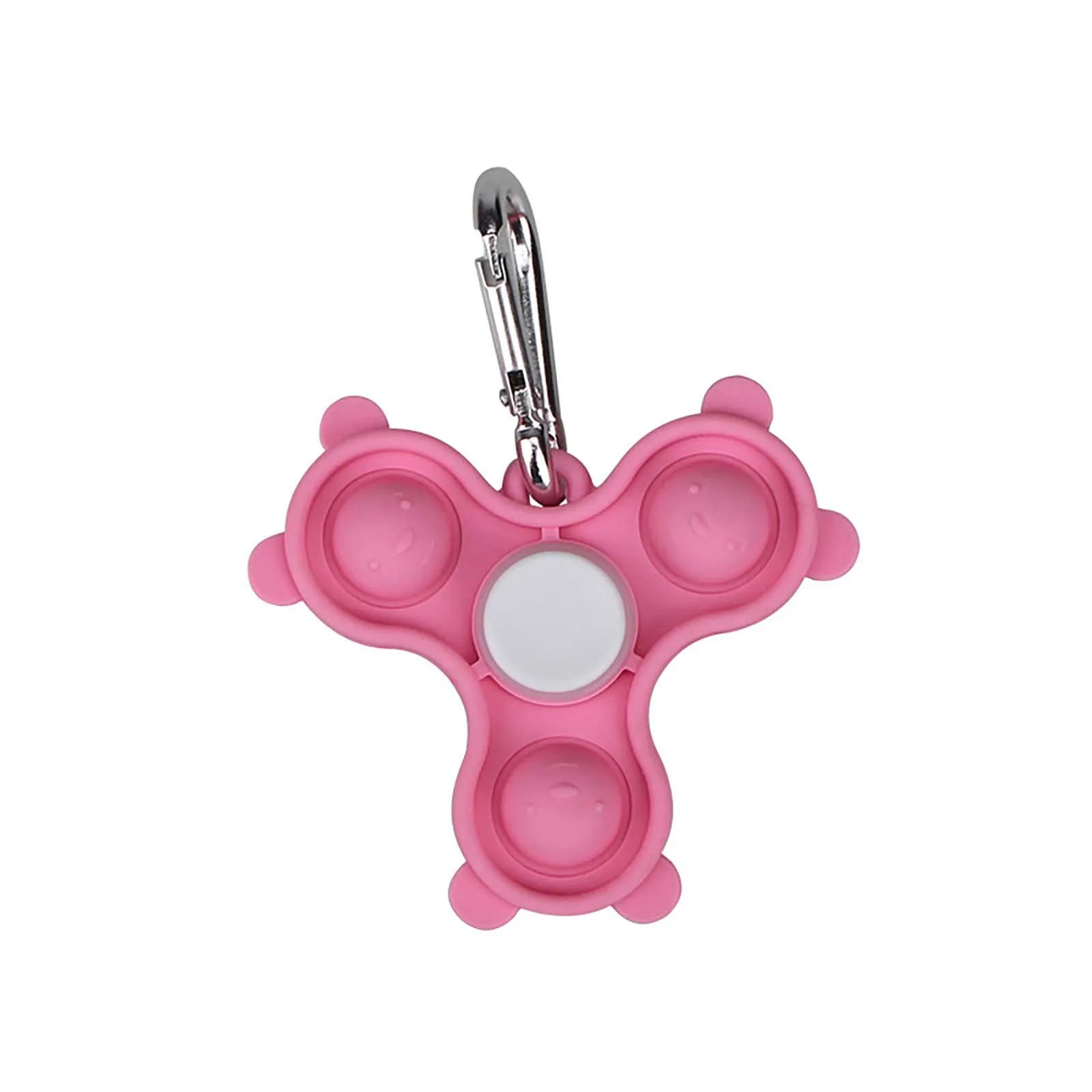 

Child Fidget Spinner Toys Early Educational Creative Sensory ToysKeychain Flower Type Simple Dimmer Rotation Dimple Sensory Toy
