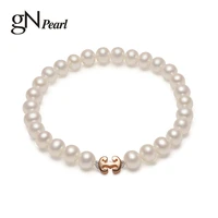 gn pearl 925 sterling silver strand bracelets gnpearl genuine natural freshwater 6 7mm pearl bracelet fine jewelry for women new