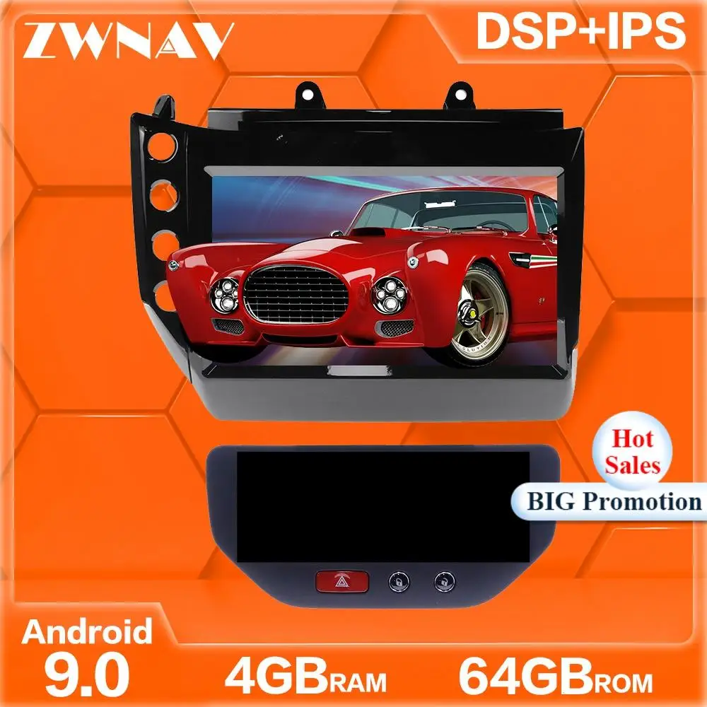 Автомобильный мультимедийный плеер 4G + 64 ГБ Android 9 0 для Maserati GT/GC granтуризм 2007 2017 Navi