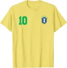 Футболка в бразильском стиле ретро, Бразильский футбол, футболка в бразильском стиле, Летняя распродажа, футболка большого размера