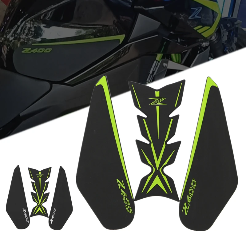 Накладка на бак KAWASAKI Z400 Защитная Наклейка Z 400 газ Топливо колено сцепление