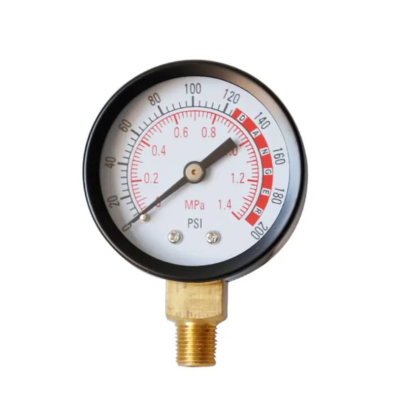 0 200 PSI манометр воздуха Манометр для воздушного бака 1/8 &quotNPT Нижнее крепление 1 4