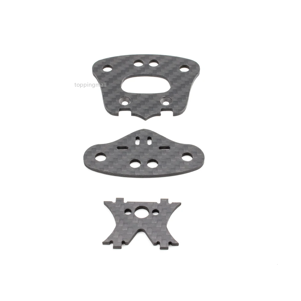 side plate rear Emax аккуратно вибрирует, 245 мм/5-дюймовый запасные Запчасти верхней и нижней средняя часть корпуса Батарея и посадочная площадка для Камера винты для крепления - Цвет: side plate rear