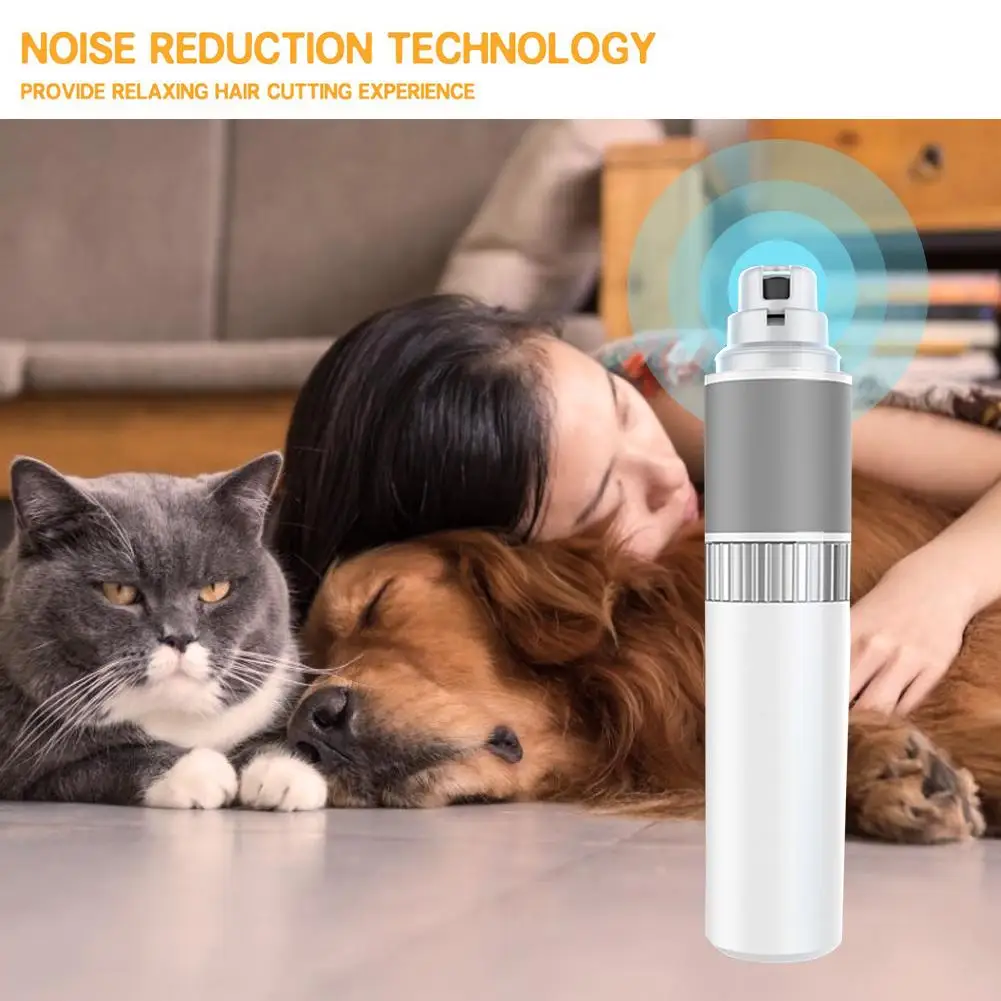 Электрическая точилка для ногтей собак ультра тихие кусачки когтей домашних