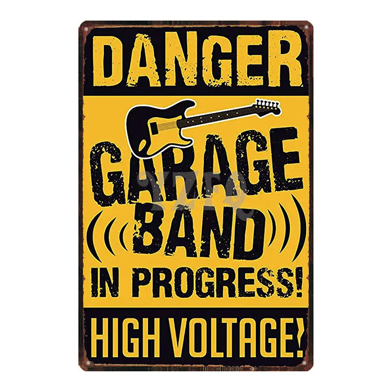 Notice Sign Restroom Poster Plaque Metal Vintage Exit Advertising Wall Poster Bar Shop Art Home Decor Cuadros DU-3300A - Color: DU-3314